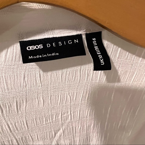 ASOS DESIGN button front maxi beach shirt dress in texture - Picture 10 of 10